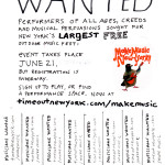 gallery posters make music new york band wanted flyer